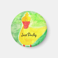 Bara Ducky, anka magnet, smart och glad gåva
