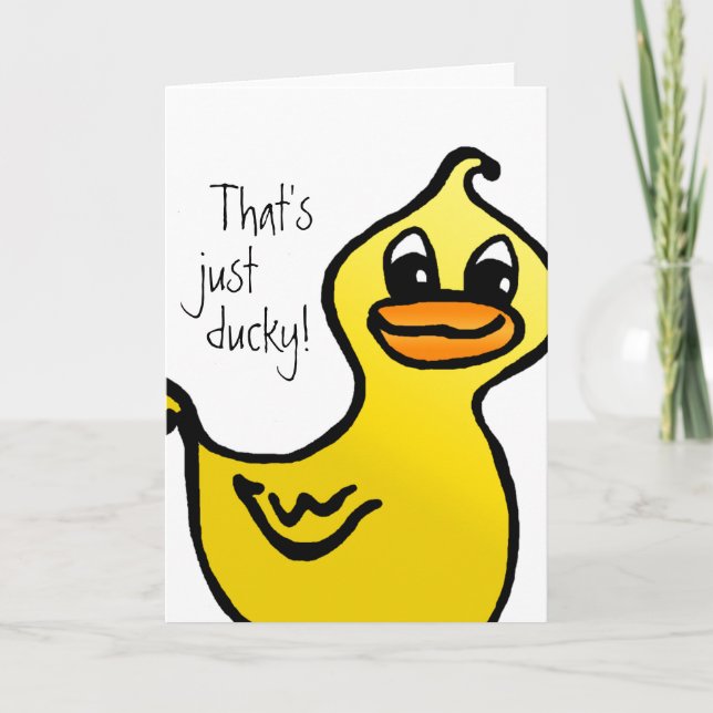 Bara Ducky! Kort (Framsida)