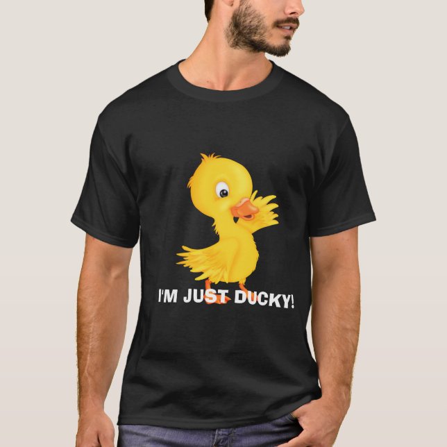 Bara Ducky Manar tecknad t-shirt (Framsida)