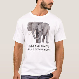 Bara Elefanter Ska Ha Elfenben Djurens Rättigheter T Shirt