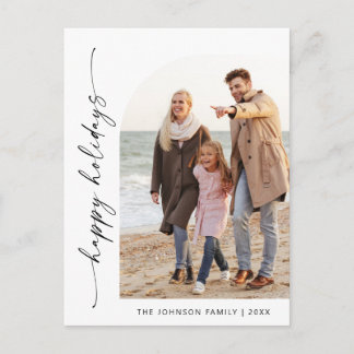 Bara Elegant Helgdag PHOTO-julen Hälsning Vykort