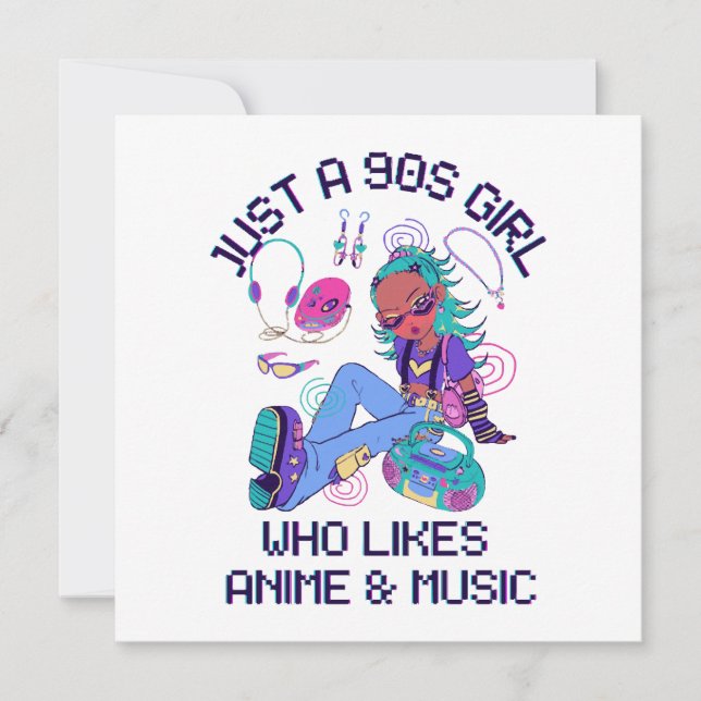 Bara en 90-tals tjej som gillar musik (Framsida)