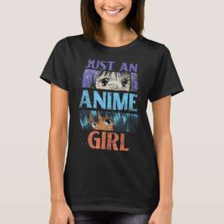 Bara en Anime Girl Japansk Manga Otaku Japan Kawa T Shirt