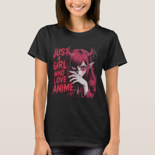 Bara en animeflicka med gotiska demonvibbar T-shir T Shirt