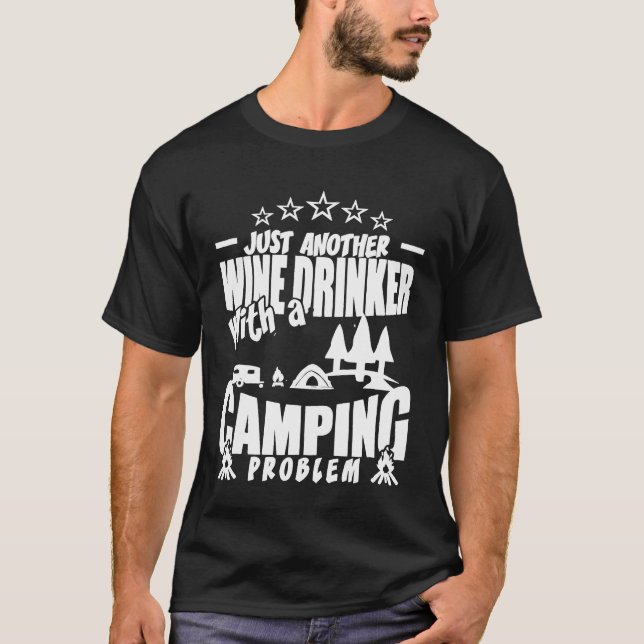 Bara en annan Vin-drinker med kampanjproblem Shi T Shirt (Framsida)