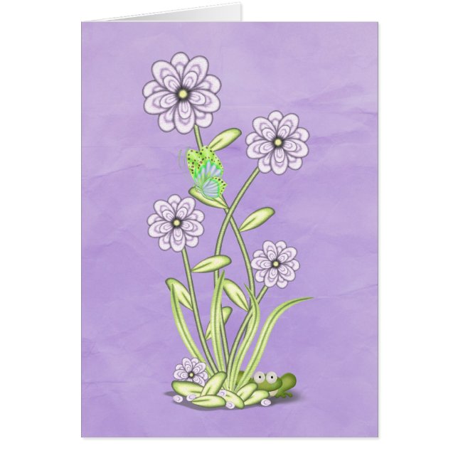 Bara en anteckning hälsningskort (Framsidan)