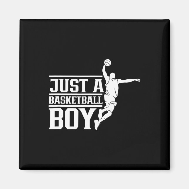Bara en Basketball Boy Coach Player Team Match Magnet (Framsidan)