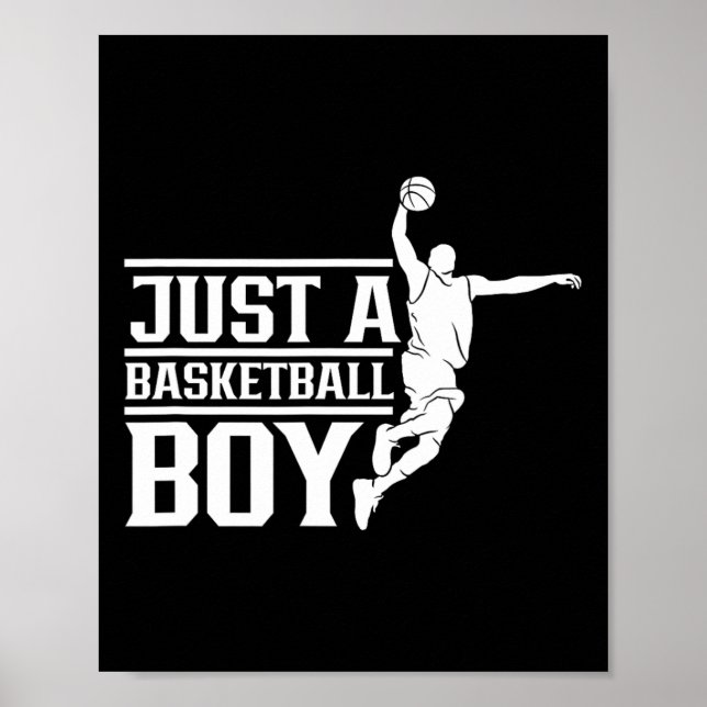 Bara en Basketball Boy Coach Player Team Match Poster (Framsidan)