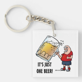Bara en BIG Beer Funny Keychain