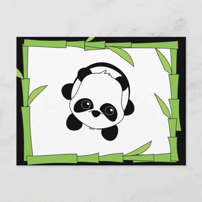 Bara en Bita Bamboo Vykort (Framsida)