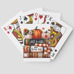 Bara en bokglad flicka som Kärlek faller Casinokort