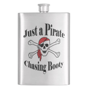 Bara en Booty för Pirat-chasing - färgfull skull Fickplunta