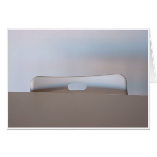 Bara en Bord och en ordförande Hälsningskort (Framsidan Horizontal)