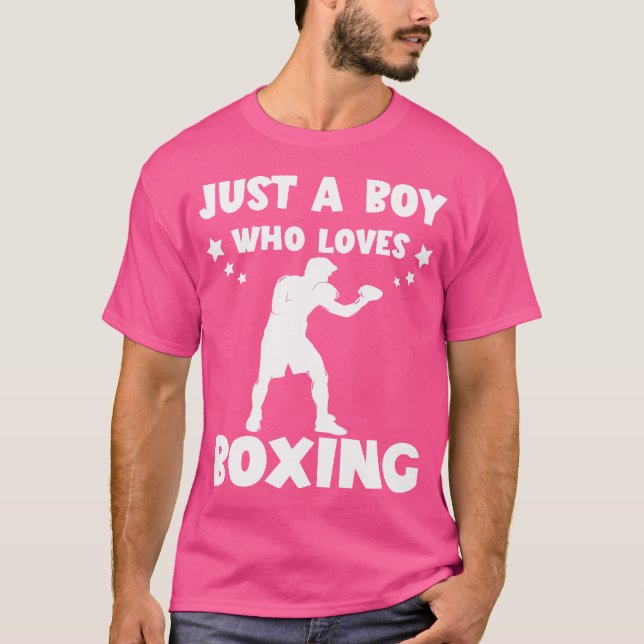 Bara en Boxer Boxing Boxing Gälskar Kickboxer Ki T Shirt (Framsida)