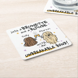 Bara en brunett och ett blont eget namn Underlägg