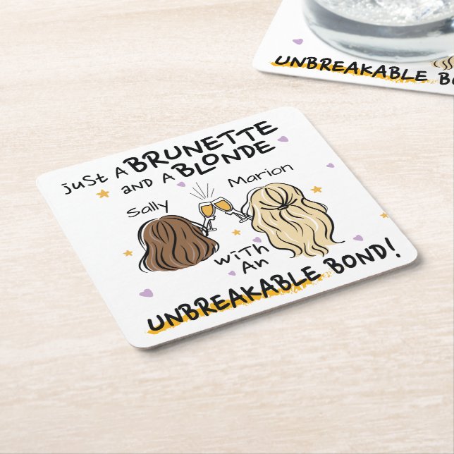 Bara en brunett och ett blont eget namn Underlägg (Vinklad)