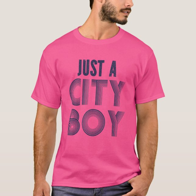 Bara en City Boy Journey T Shirt (Framsida)