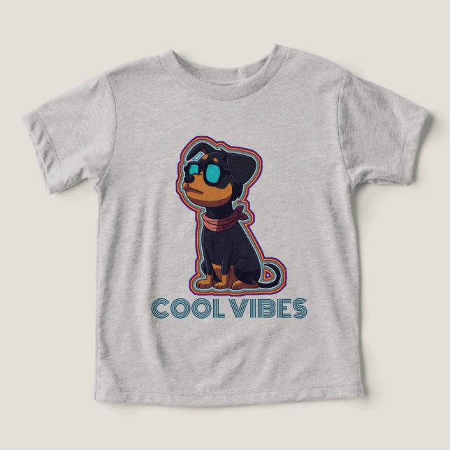 Bara en coola hund, coola som du t shirt (Design Framsida)