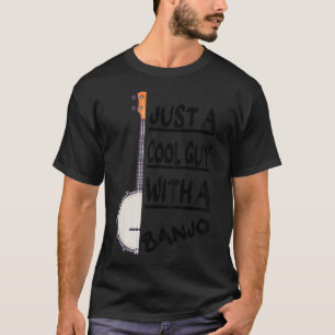 Bara en Coola med en banjo, Bluegräs Banjo spelar T Shirt
