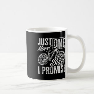 Bara en cykel till jag lovar cyklist humor kaffemugg