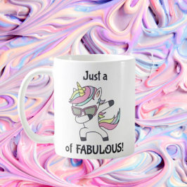 Bara en (dab) av Fabulous! Unicorn Kaffemugg