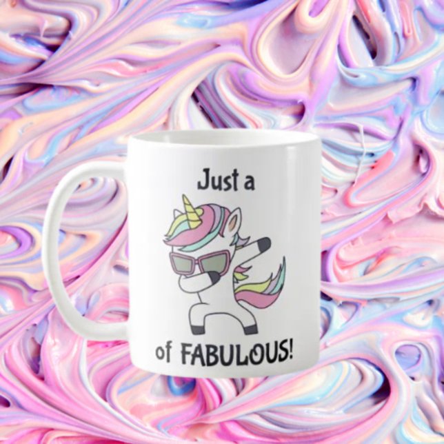 Bara en (dab) av Fabulous! Unicorn Kaffemugg (Skapare uppladdad)