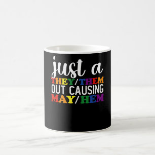 Bara en de dem ut som orsakar maj hem kaffemugg