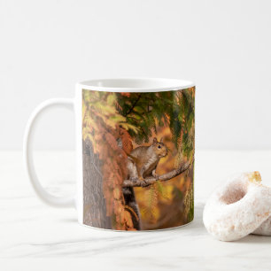 Bara en ekorre i Skogen Kaffemugg