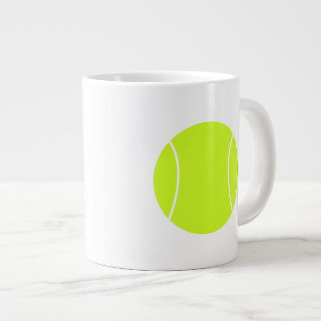 Bara en enkel tennis Boll Jumbo Mugg (Framsida höger)