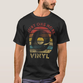 Bara en extra Vintage för vinylretro-inspelning T Shirt