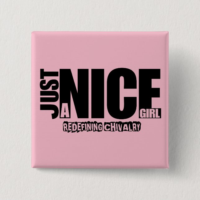 Bara en fin flickknapp knapp (Framsida)