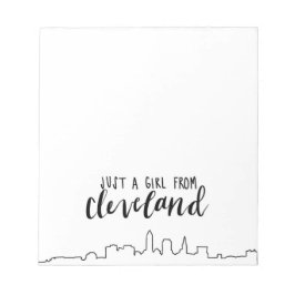 Bara en flicka från Cleveland Anteckningsblock