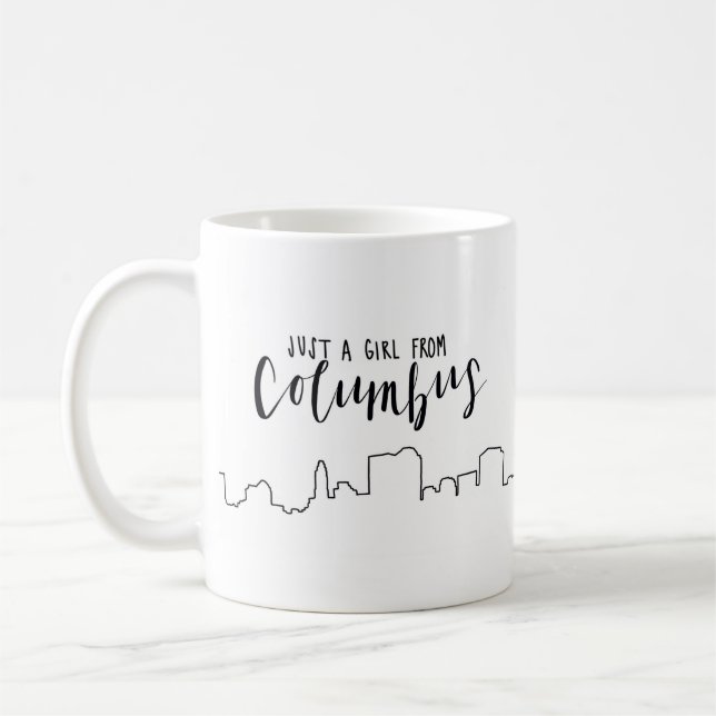 Bara en flicka från Columbus Kaffemugg (Vänster)