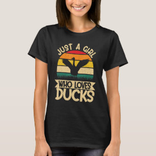 Bara en flicka som i kärlek Anka skördar jordbruks T Shirt