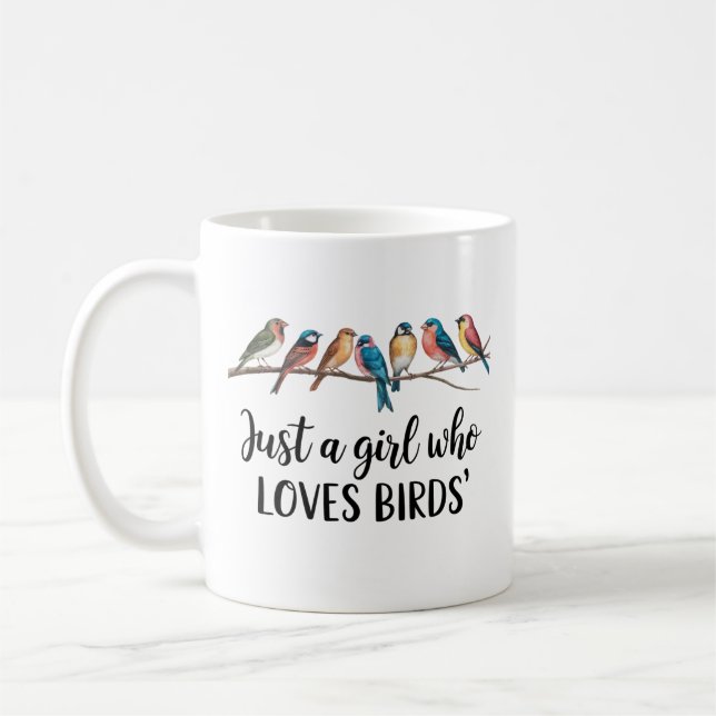 Bara en flicka som i Kärlek föder en ruttvattensfä Kaffemugg (Vänster)