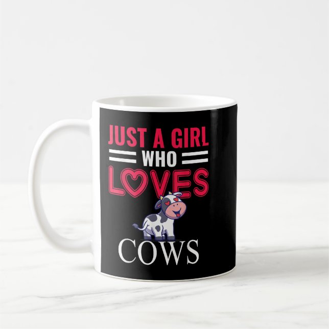Bara en flicka som i Kärlek ger kö av grodlöksraka Kaffemugg (Vänster)