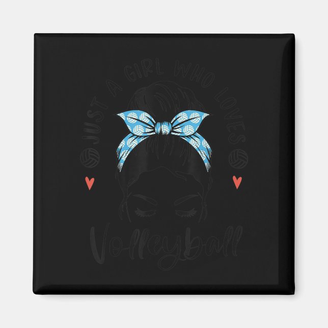 Bara en flicka som i Kärlek ger volleyboll för Ton Magnet (Framsidan)