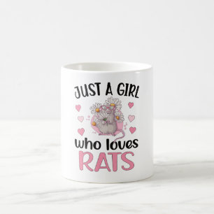 Bara en flicka som i Kärlek Råttor Råtta Mamma Kaffemugg