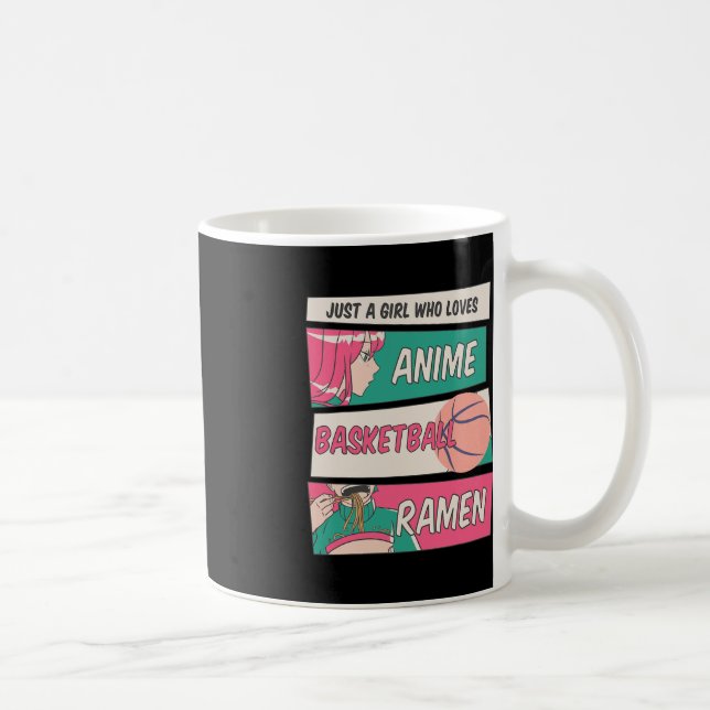 Bara en flicka som Kärlek Anime Basketball Ramen K Kaffemugg (Höger)