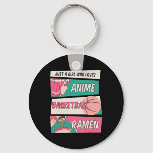 Bara en flicka som Kärlek Anime Bysketbyll Ramen K Nyckelring