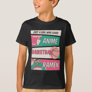 Bara en flicka som Kärlek Anime Bysketbyll Ramen K T Shirt