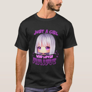 Bara en flicka som Kärlek Anime Japanska Manga Kaw T Shirt