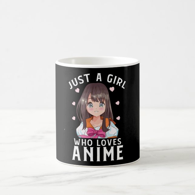 Bara en flicka som Kärlek Anime Manga japanska gåv Kaffemugg (Center)