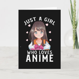 Bara en flicka som Kärlek Anime Manga japanska gåv Kort