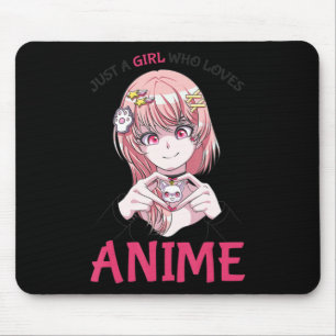 Bara en flicka som Kärlek Anime Merch Saker Teenag Musmatta