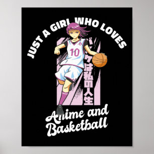 Bara en flicka som Kärlek Anime och Basketball Mer Poster