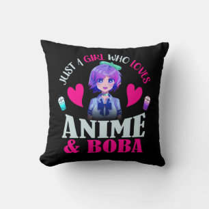 Bara en flicka som Kärlek Anime och Boba Kudde