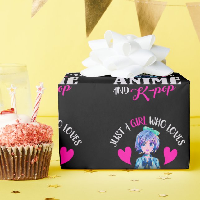 Bara en flicka som Kärlek Anime och K-Pop Presentpapper (Födelsedagsfest)