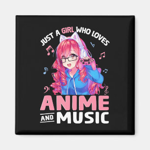 Bara en flicka som Kärlek Anime och Music Japansk Magnet
