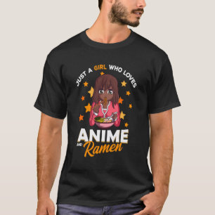 Bara en flicka som Kärlek Anime och Ramen Bowl Jap T Shirt